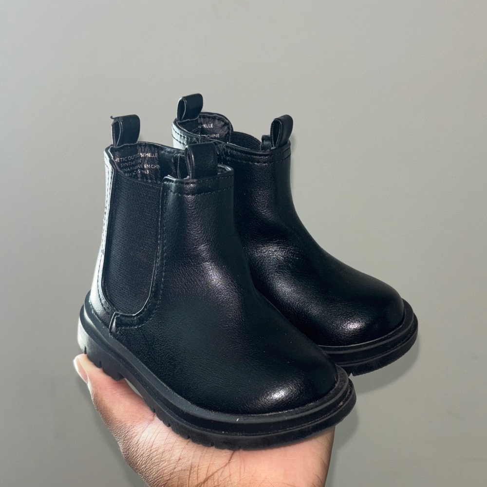 Black Toddler Ankle Boots